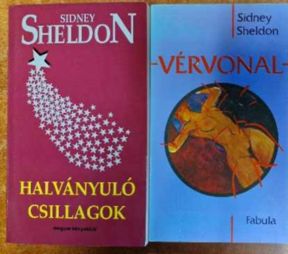 Sidney Sheldon - 2db Sidney Sheldon egytt: Vrvonal, Halvnyul csillagok.