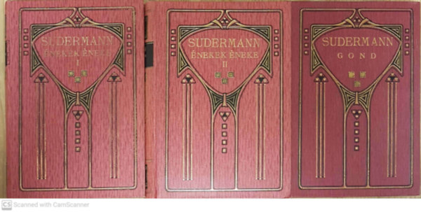 Sudermann Hermann - �nekek �neke I-II. + Gond ( 3 k�tet )