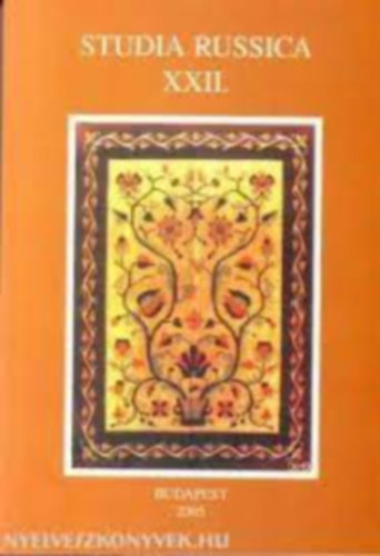 L. Jászay ET A. Zoltán - Studia Russica XXII.