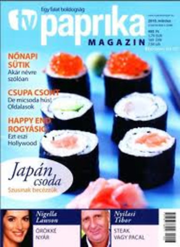 Zsigmond G�bor  (szerk.) - TV Paprika magazin - 2010. m�rcius