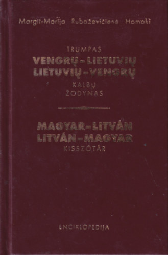 Magyar - litv�n , litv�n - magyar kissz�t�r