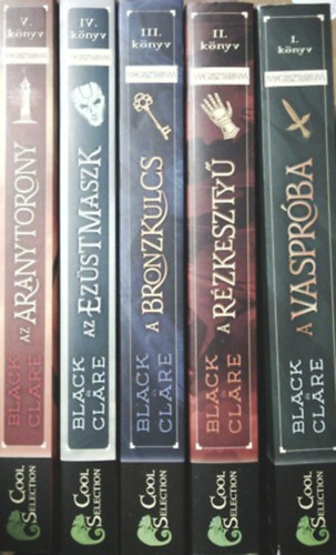 Cassandra Clare Holly Black - Magiszt�rium 1-5. / A vaspr�ba + A r�zkeszty� + A bronzkulcs + Az ez�stmaszk + Az aranytorony