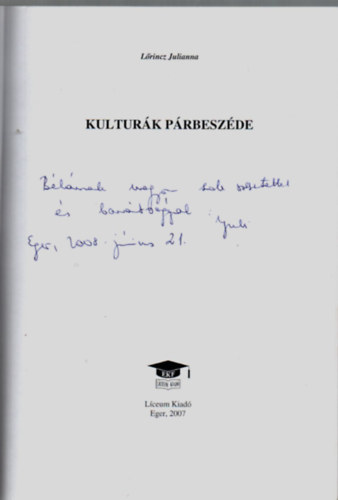 L�rincz Julianna - Kult�r�k p�rbesz�de-dedik�lt.