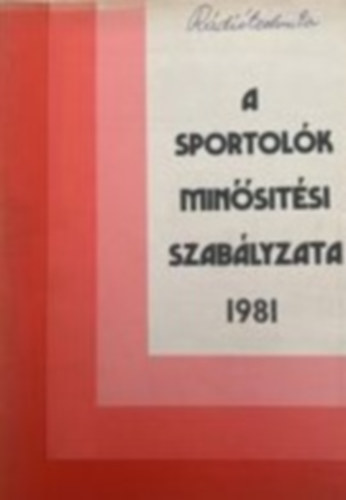 A sportolk minstsi szablyzata 1981