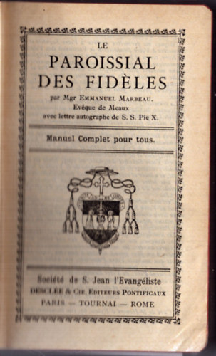 Emmanuel Marbeau - Le parossial des fidéles