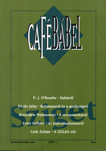 Fszerkeszt: Kemny Vagyim - CafBbel - Sziget (Harminchatodik szm) 2002/2.