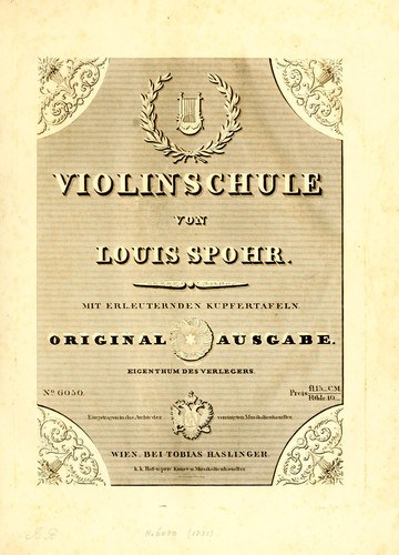 Louis Spohr - Violinschule von Louis Spohr