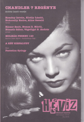 Sz�linger Bal�zs - H�v�z - m�v�szeti foly�irat XXV. �vf. 2017/6.