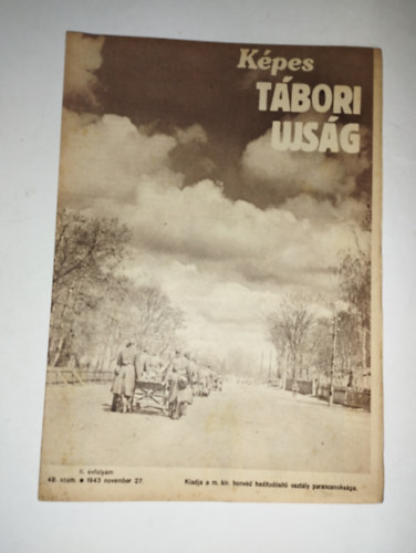 KPES TBORI UJSG II. vfolyam 48. szm - 1943 november 27.