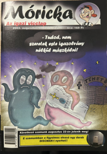 Szűcs Alfréd (szerk.) - Móricka 230. szám - 2003. augusztus 9.