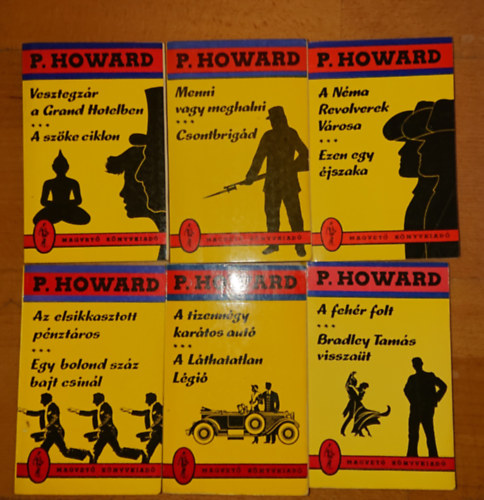 Rejt� Jen� - 6 k�nyv/12 m� Rejt� Jen�t�l: N�ma revolverek v�rosa - Ezen egy �jszaka /A feh�r folt - Bradley Tam�s vissza�t /Az elsikkasztott p�nzt�ros - Egy bolond sz�z bajt csin�l / A tizenn�gy kar�tos aut� - A l�thatatlan l�gi� (teljes list