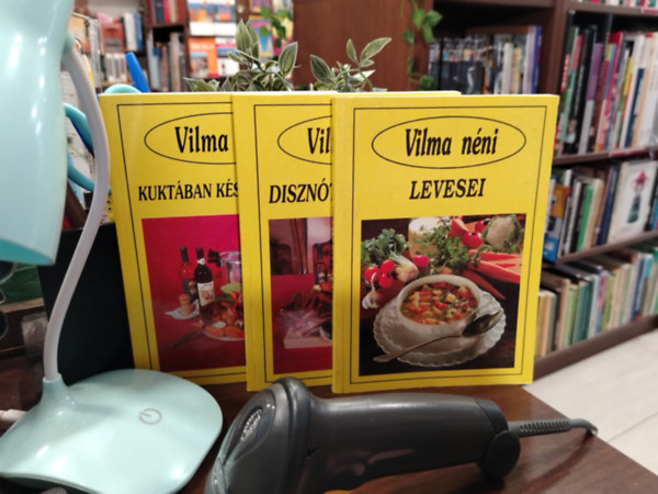 Vilma n�ni - 3 db. Vilma n�ni k�nyvcsomag, Levesei, Diszn�toros �telei, Kukt�ban k�sz�lt �telei