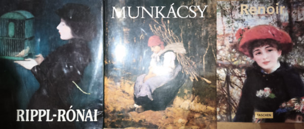 Peter H. Feist - 3db fest�kkel kapcsolatos m� - Sz�kely Andr�s-Munk�csy, Szabadi Judit-Rippl-R�nai, Peter H. Feist-Renoir (Taschen)