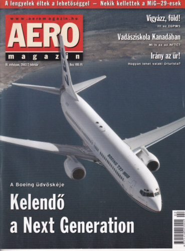 Sajtos Zoltán - Aero magazin IV. évfolyam, 2002/2 február