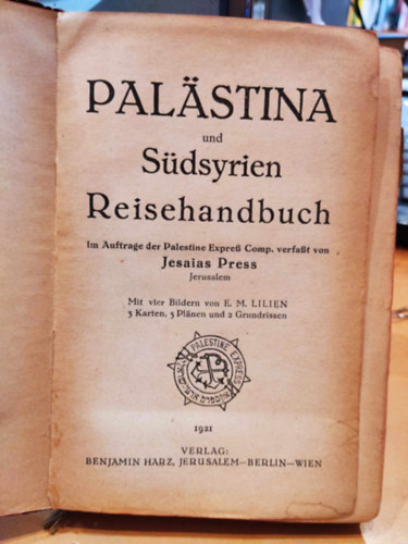 Jesaias Press - Pal�stina [Palaestina] und S�dsyrien Reisehandbuch