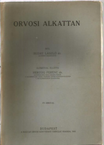 Buday L�szl� - Orvosi alkattan