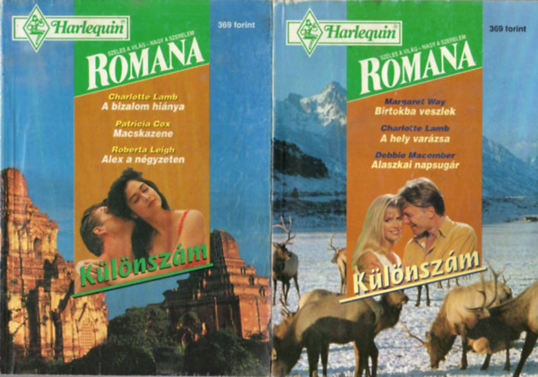 Margaret Way - 6 db Romana különszám 1996/1-6. szám ( teljes )