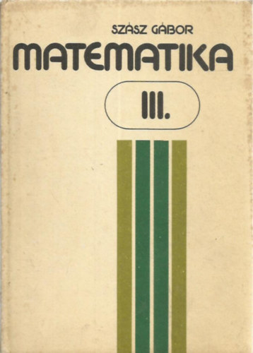 Sz�sz G�bor - Matematika III.