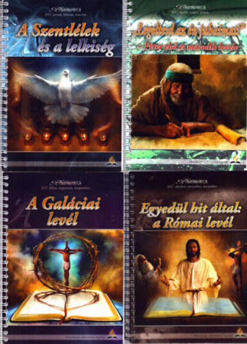 Robert McIver, Carl P. Cosaert Frank Hasel - 4 db 2017. �vi Bibliatanulm�nyok janu�r- december (Teljes): A  Szentl�lek �s a lelkis�g + " Legeltesd az �n juhaimat!" - P�ter els� �s m�sodik levele + A Gal�ciai lev�l + Egyed�l hit �ltal: a R�mai lev�l