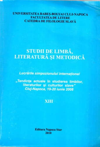 Bal�zs Katalin - Studii de limb� literatur� si metodica Cluj-Napoca, 19-20.2008.- XIII.