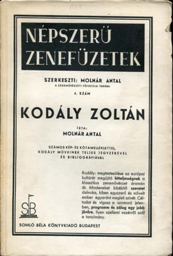 Molnr Antal - Npszer zenefzetek 4.- Kodly Zoltn