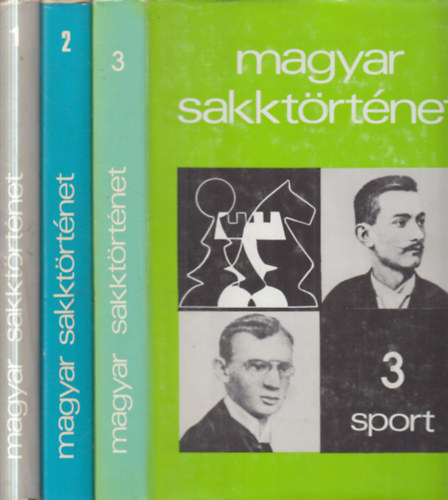 Barcza Gedeon - Magyar sakktörténet I-III.