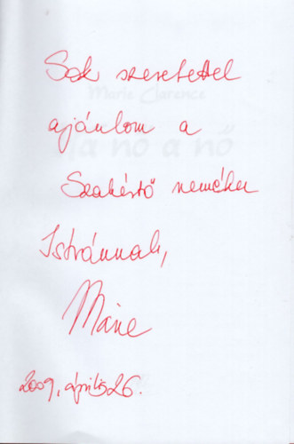 Marie Clarence - Ha n� a n�- dedik�lt