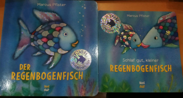 Marcus Pfister - 2 db Marcus Pfister: Schlaf gut, kleiner Regenbogenfisch + Der Regenbogenfisch