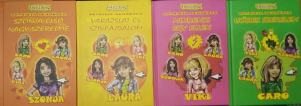 Patricia Schr�der - Szonja els� nagy szerelme + Var�zslat �s sz�vf�jdalom + Mindenki egy ellen + H�sies szerelem (4 k�tet)