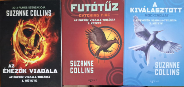 Suzanne Collins - Az �hez�k viadala 1-3. k�tet (Az �hez�k viadala - Fut�t�z - A kiv�lasztott)