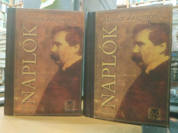 Móricz Zsigmond - 2 db Móricz Zsigmond: Naplók I-II (1924-1925, 1926-1929)