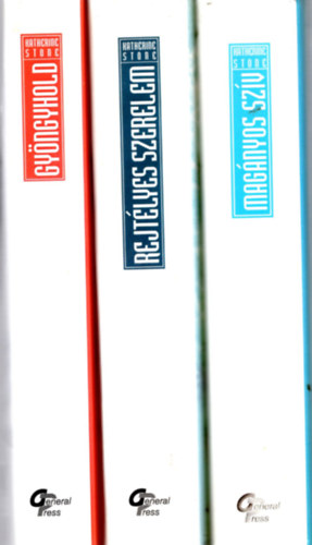 Katherine Stone - 3 db Katherine Stone k�nyv egy�tt 1. Gy�ngyhold, 2. Rejt�lyes szerelem, 3. Mag�nyos sz�v