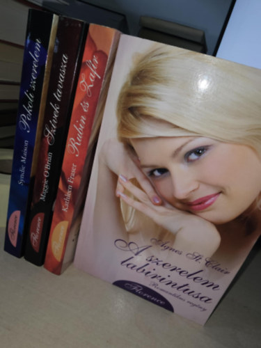 Maggie O'Brian, Kathleen Fraser, Agnes St. Clair Sydnie Maison - 4db romantikus ktet, KNYVMENT AJNLAT: Pokoli szerelem+ Szvek tavasza+ Rubin s zafr+ A szerelem labirintusa