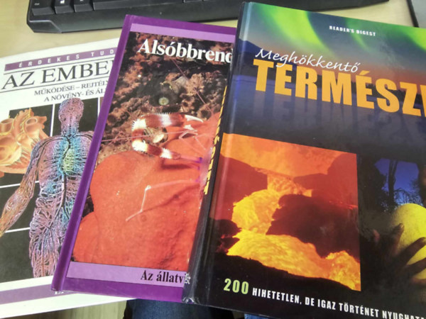 3db-os ifjsgi knyvcsomag: Az emberi test+ Alsbbrend llatok+ Meghkkent termszet - KNYVMENT AJNLAT