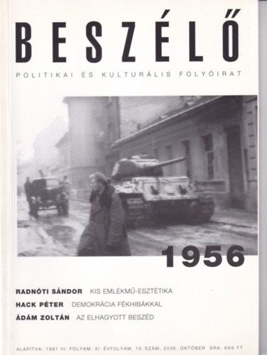 Mink Andr�s - Besz�l� - Politikai �s kultur�lis foly�irat - 2006. okt�ber