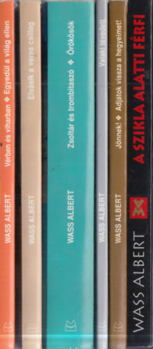 Wass Albert - 9 db. Wass Albert mű 6 kötetben: Vérben és viharban + Egyedül a világ ellen + Elvásik a veres csillag + Zsoltár és trombitaszó + Örökösök + Valaki tévedett + Jönnek! + Adjátok vissza a hegyeimet! + A szikla alatti férfi