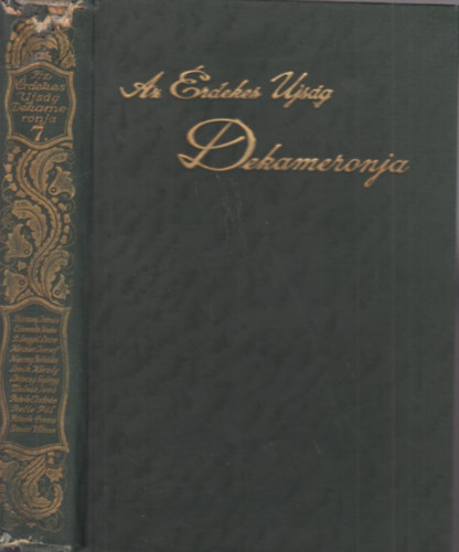 Kabos Ede  (szerk.) - Az rdekes jsg Dekameronja 7.