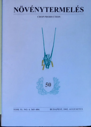 Növénytermelés - crop production (2002. augusztus)