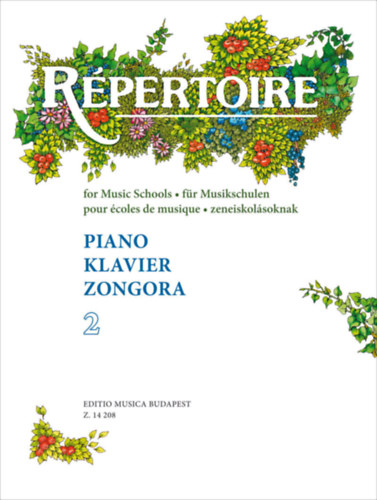Sármai József - Répertorire for music schools piano 2 - ( Magyar - Német - Angol nyelven