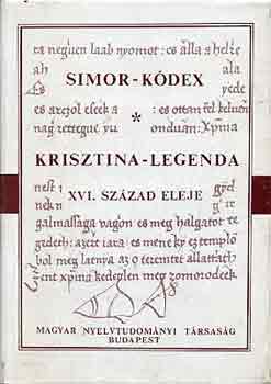 Simor-k�dex Krisztina legenda XVI. sz�zad eleje