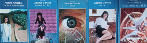 Agatha Christie - ticlja ismeretlen + No. 16.+ rk + Harmadik lny + Hercules munki (5 m)