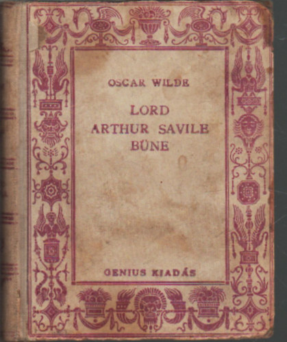 Oscar Wilde - Lord Arthur Savile b�ne