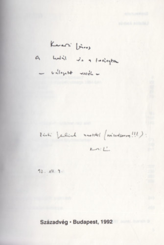 Kenedi J�nos - A hal�l �s a le�nyka (Dedik�lt)