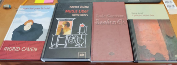 Kapecz Zsuzsa, Hamvai Kornl, Jean-Jacques Schuhl Paule Constant - A prikolics utols lete; Bartnk; Ingrid Caven; Mutus Liber: Nma knyv (4 ktet)