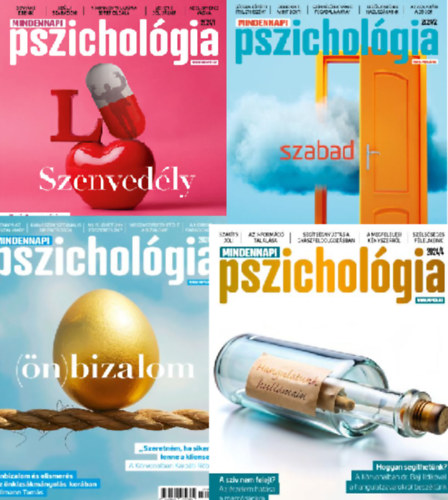 T�rnok Zsanett  (szerk) - Mindennapi pszichol�gia 2024 (1-4.)