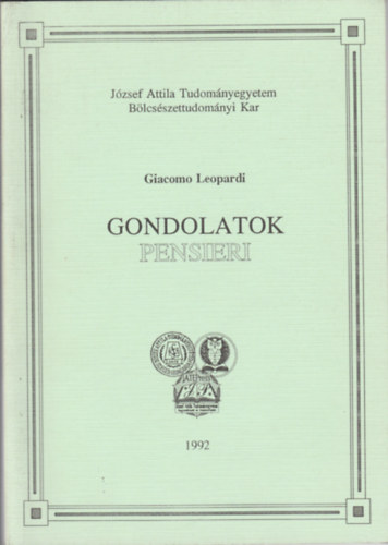 Leopardi Giacomo - Gondolatok - Pensieri