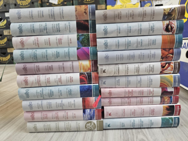 Michael Connelly, Lincoln Child, Joanna Trollope, Robert Ludlum, Lee Child, Jeffrey Archer, James Patterson, Peter James, David Baldacci, Henning Mankell, Harlan Coben, Jill Mansell, J Nelson DeMille - 20db a Reader's Digest v�logatott k�nyvek sorozatb�l, K�NYVMENT� AJ�NLAT