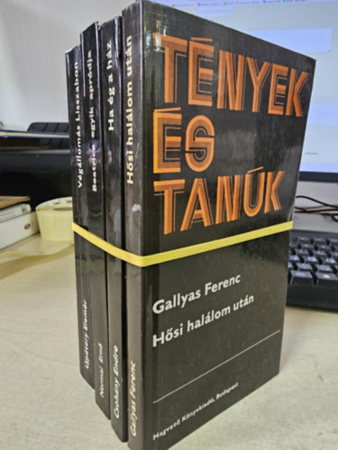 Csoh�ny Endre, Normai Ern�, �jp�tery Elem�r Gallyas Ferenc - 4db T�nyek �s tan�k: H�si hal�lom ut�n + Ha �g a h�z+ Beatrice egyik apr�dja+ V�g�llom�s Lisszabon