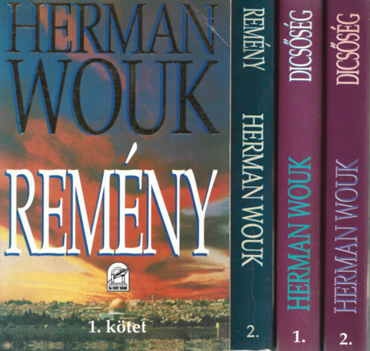 Herman Wouk - 4 db knyv, 2db m, Remny I-II., Dicssg I-II.