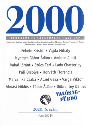 2000 Irodalmi s Trsadalmi Havi Lap - 2020. 6. szm